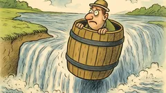 Witz: Niagarafallrafter und dann wird’s nass