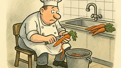 Witz: Kommt ein Gemüseputzer in die Küche