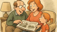 Witz: Die Eltern schauen alte Fotos an…