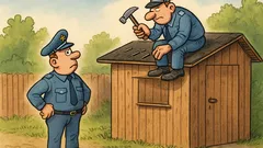 Witz: Zwei Polizisten auf Streife – Nägelchaos